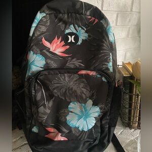 Easter Basket Item!!!
Hurley Black Backpack with Turquoise & Coral Floral Print
